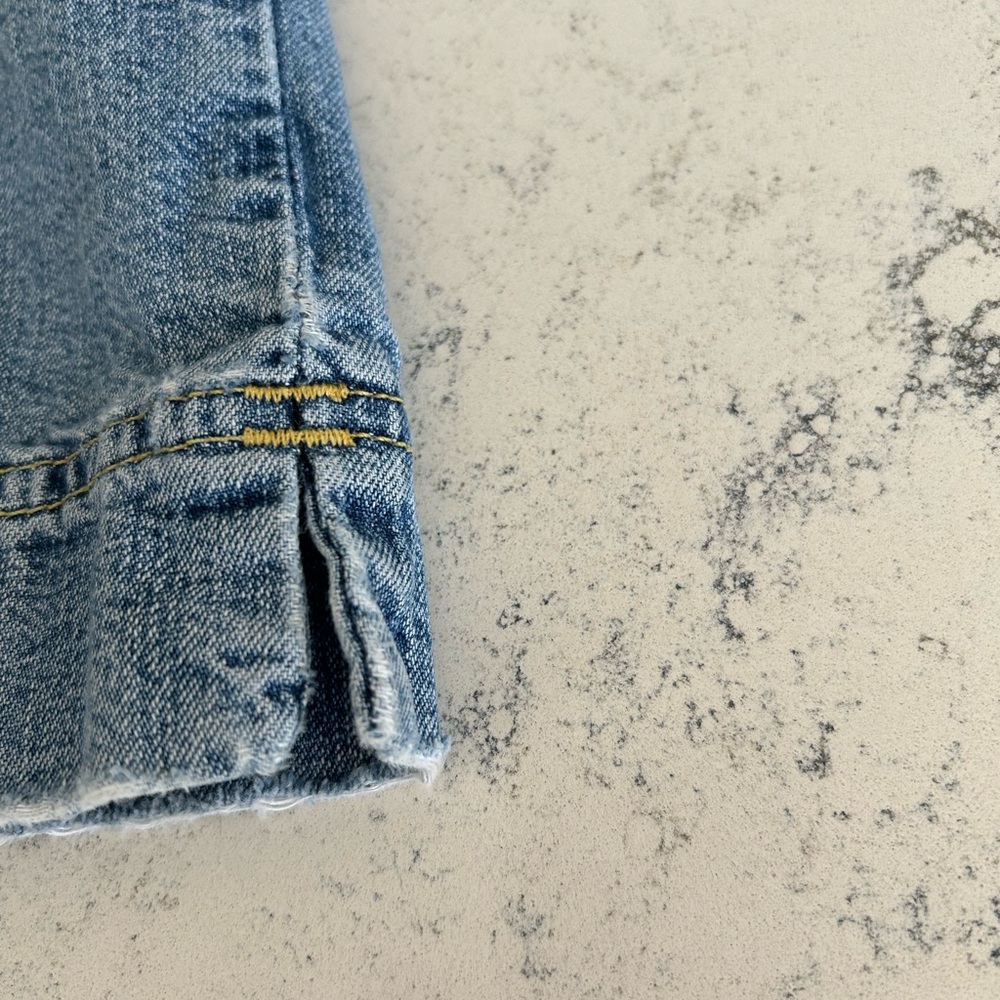 Y2K Lucky Brand Cropped Capris Straight Leg Jeans 90s Vintage Granola Girl - Picture 11 of 12